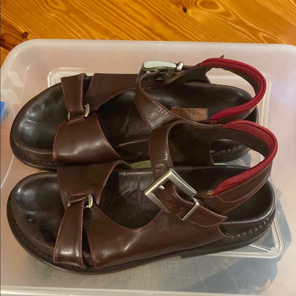 Vintage Sandals Genuine Leather - Picture 2 of 5